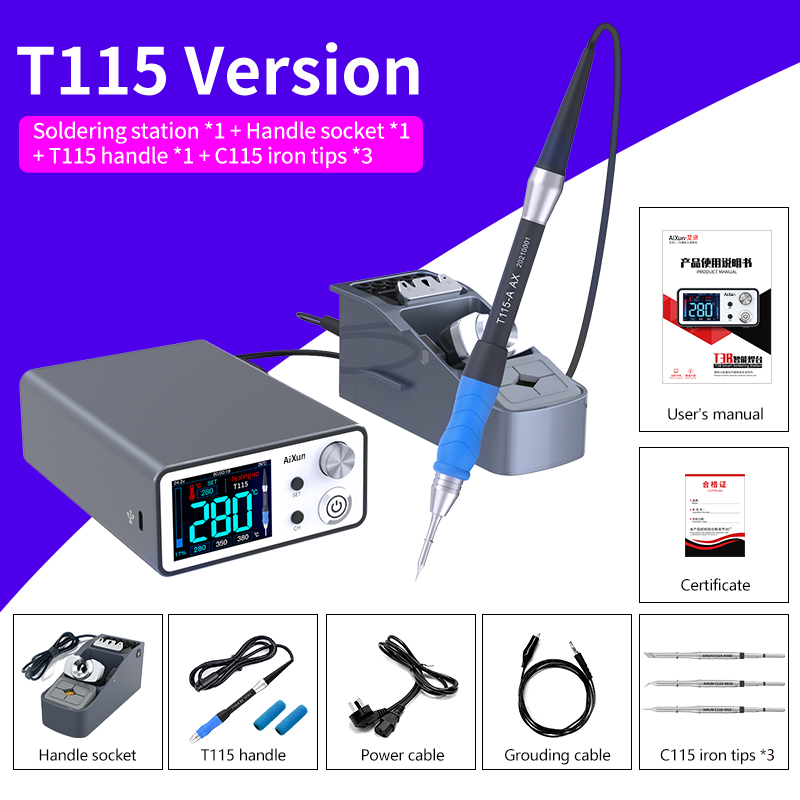 T3B スマートDIY電子機器修理用はんだ付けステーション。 - Electronics Repair In Usa のレビューと価格