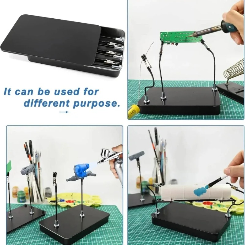 磁気PCBホルダーはんだ付けステーション 12個のフレキシブ - Electronics Repair Hobby のレビューと価格