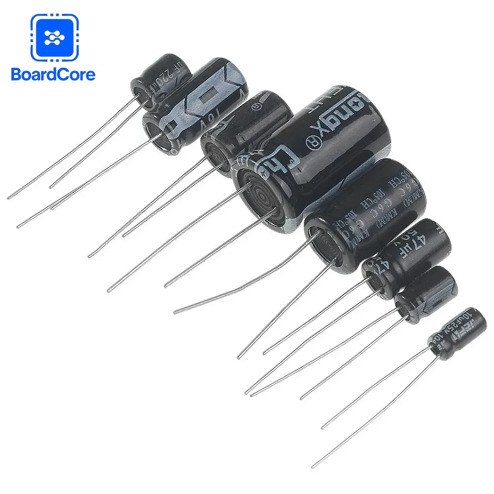 25 値 125 個電解コンデンサキット 1μF-2200μ - Electronics Repair Hobby のレビューと価格