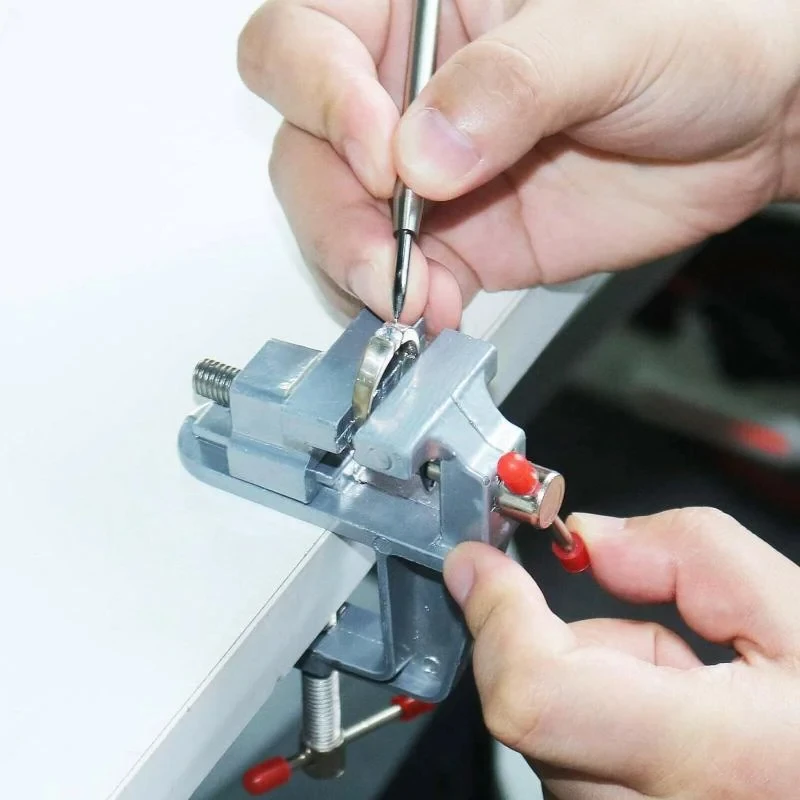 ミニベンチバイステーブルクランプネジ、DIYクラフト金型、固 - Electronics Repair Hobby のレビューと価格