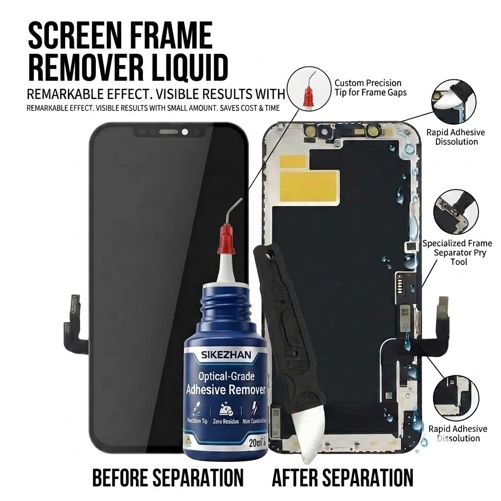 SIKEZHAN 20ml 光学グレードの接着剤除去クリーナ - Phone Opening Tool のレビューと価格