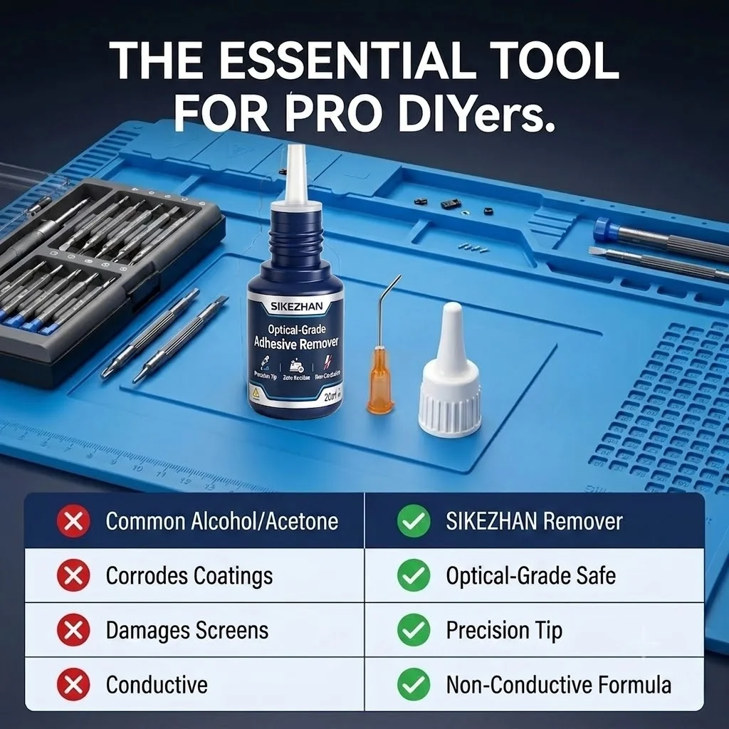 SIKEZHAN 20ml 光学グレードの接着剤除去クリーナ - Phone Opening Tool のレビューと価格